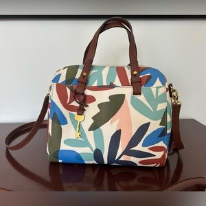 Fossil Printed Crossbody Purse